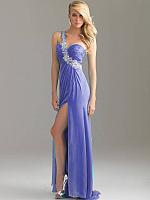 Blue prom dress