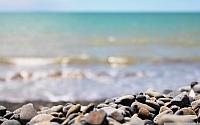 gravel on a beach